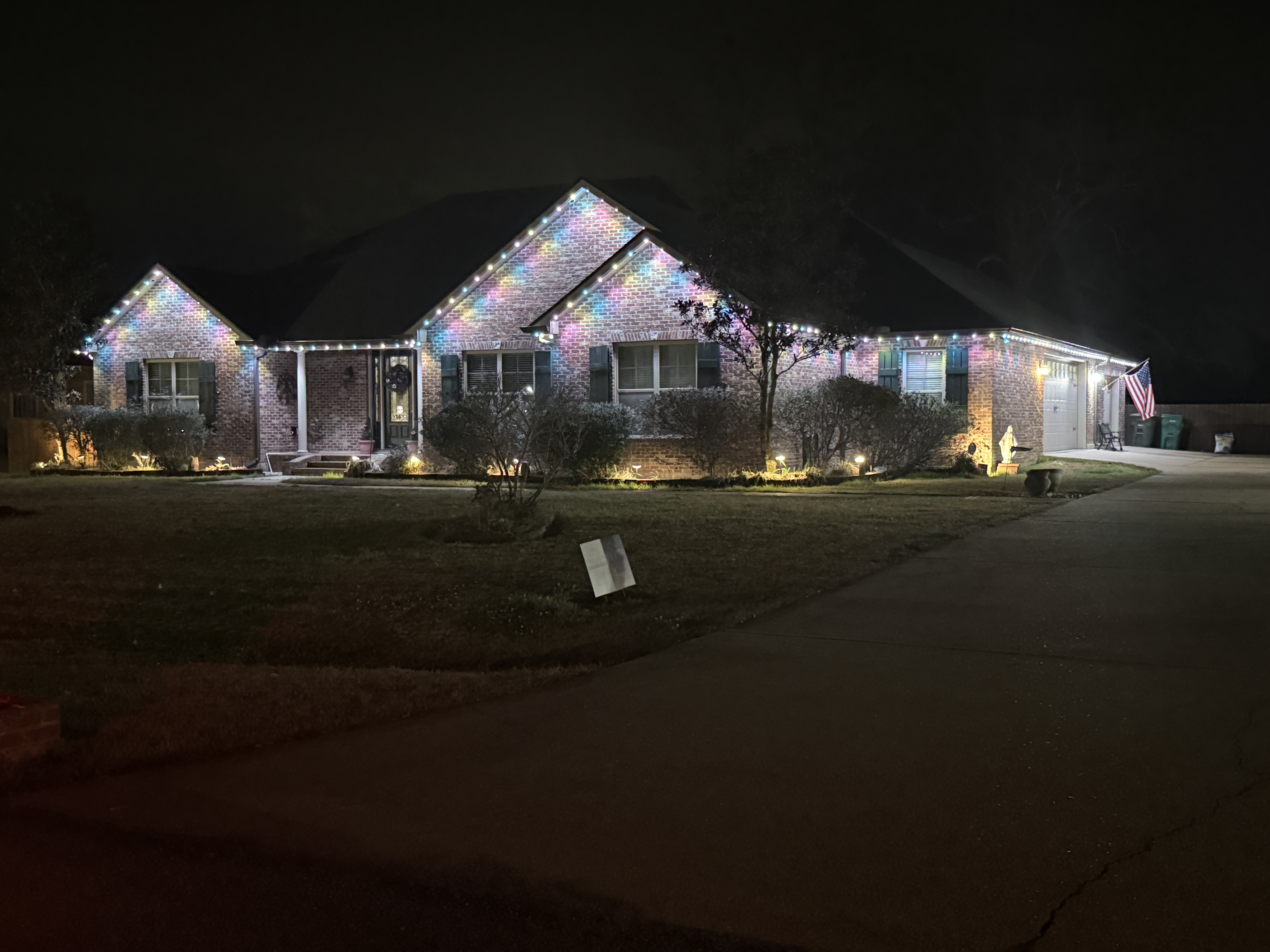 Recent LED lighting installation