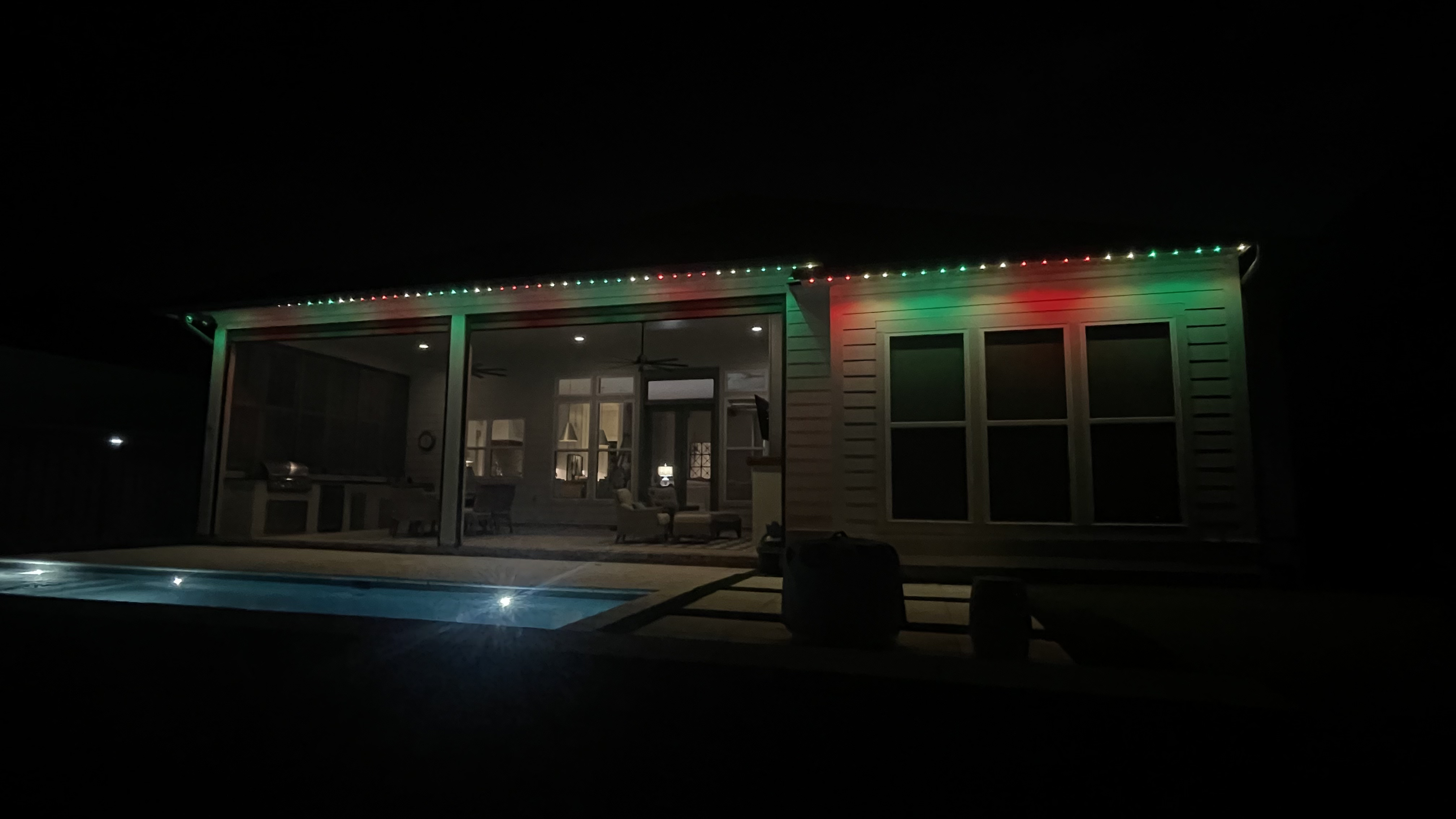 Recent LED lighting installation