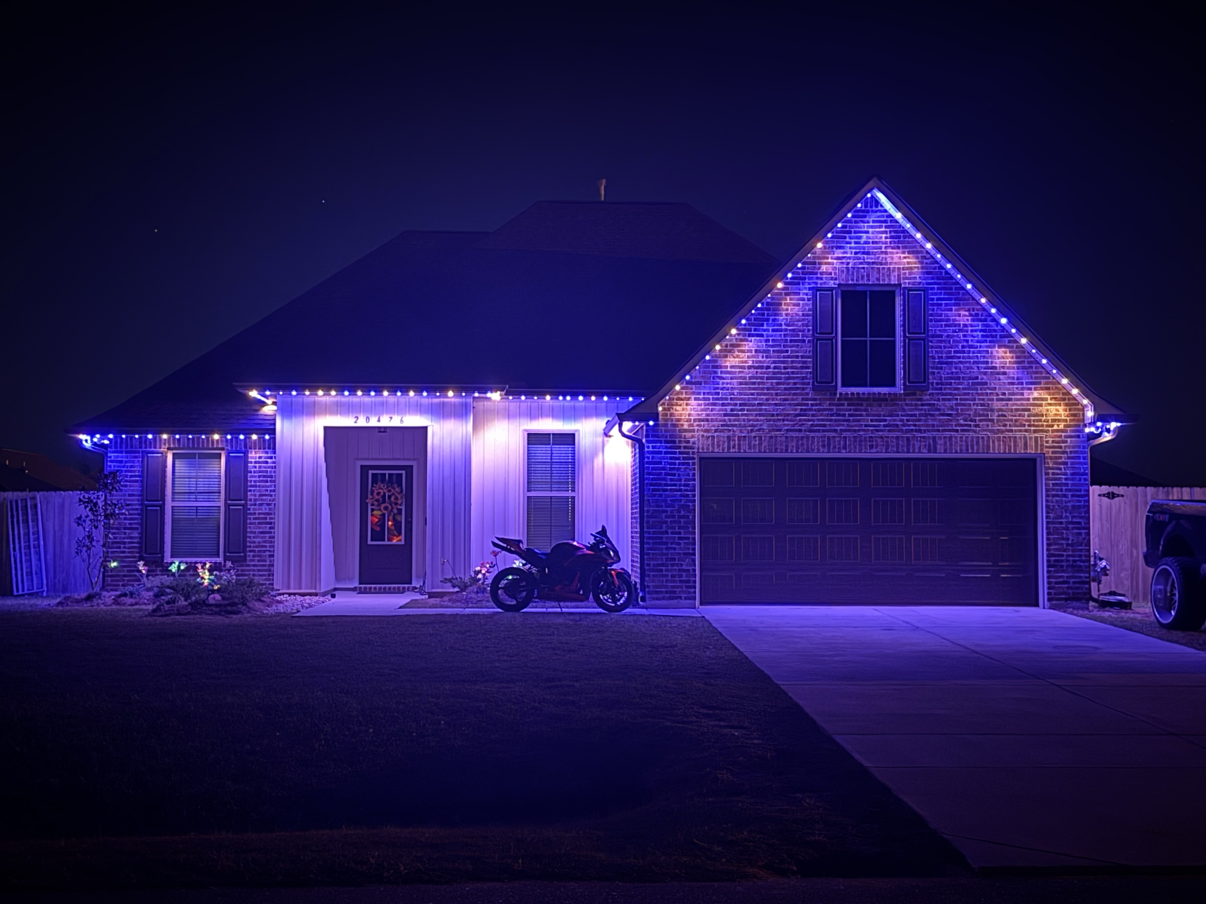 Recent LED lighting installation