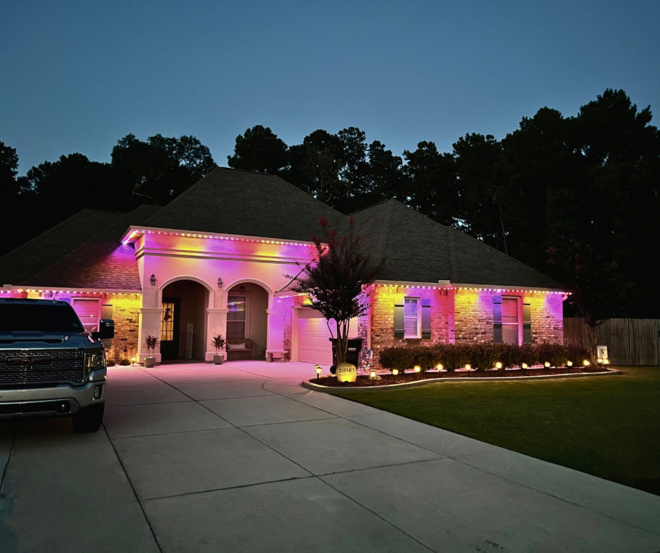 Recent LED lighting installation