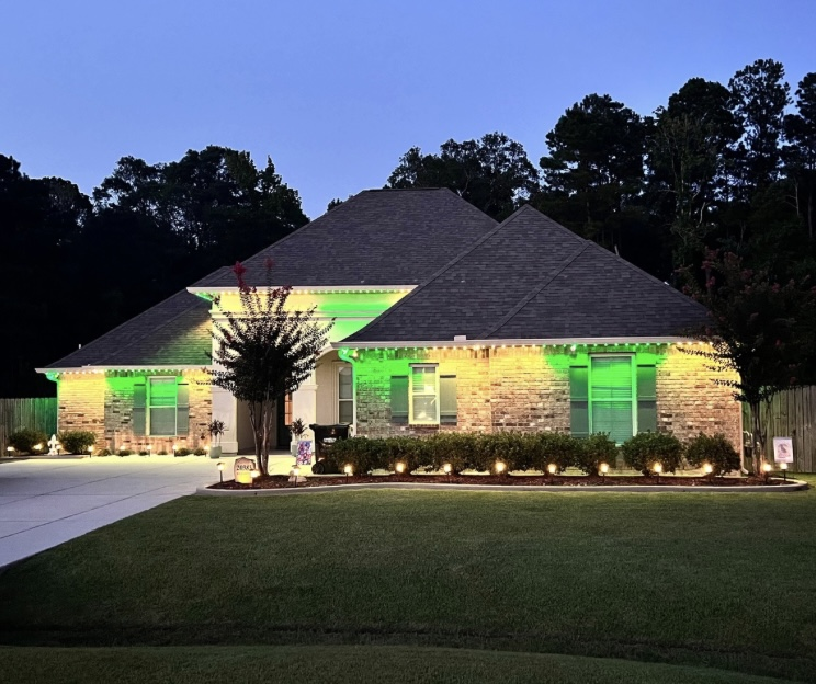 Recent LED lighting installation