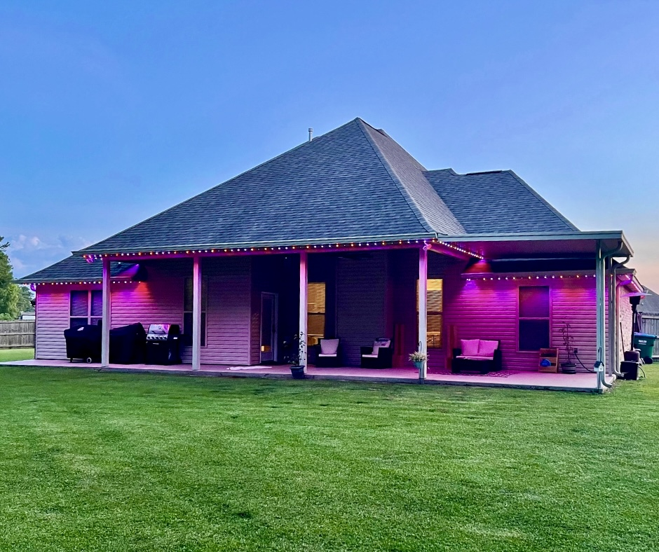 Recent LED lighting installation