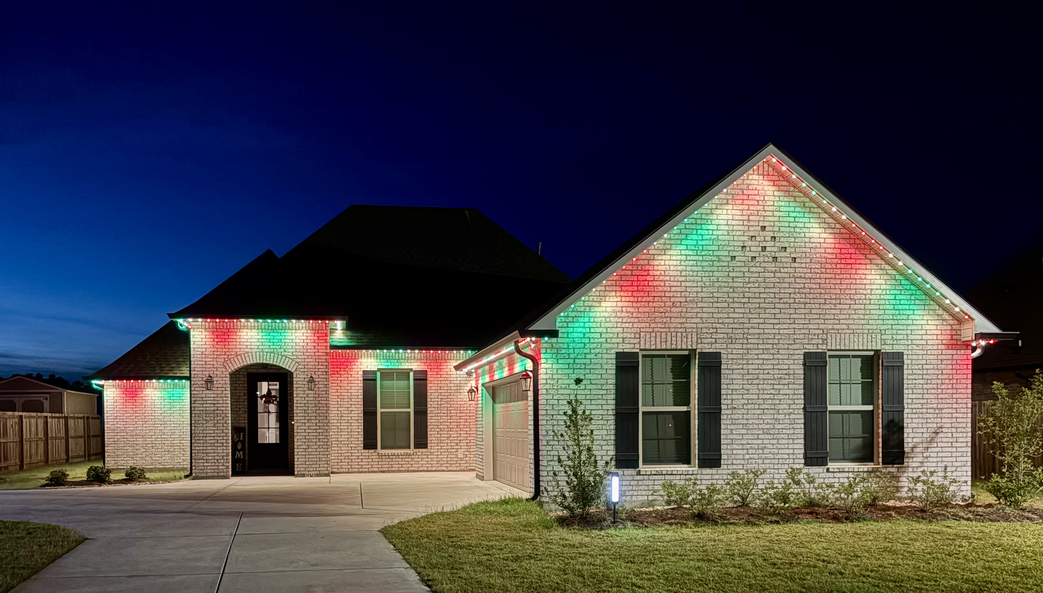 Recent LED lighting installation