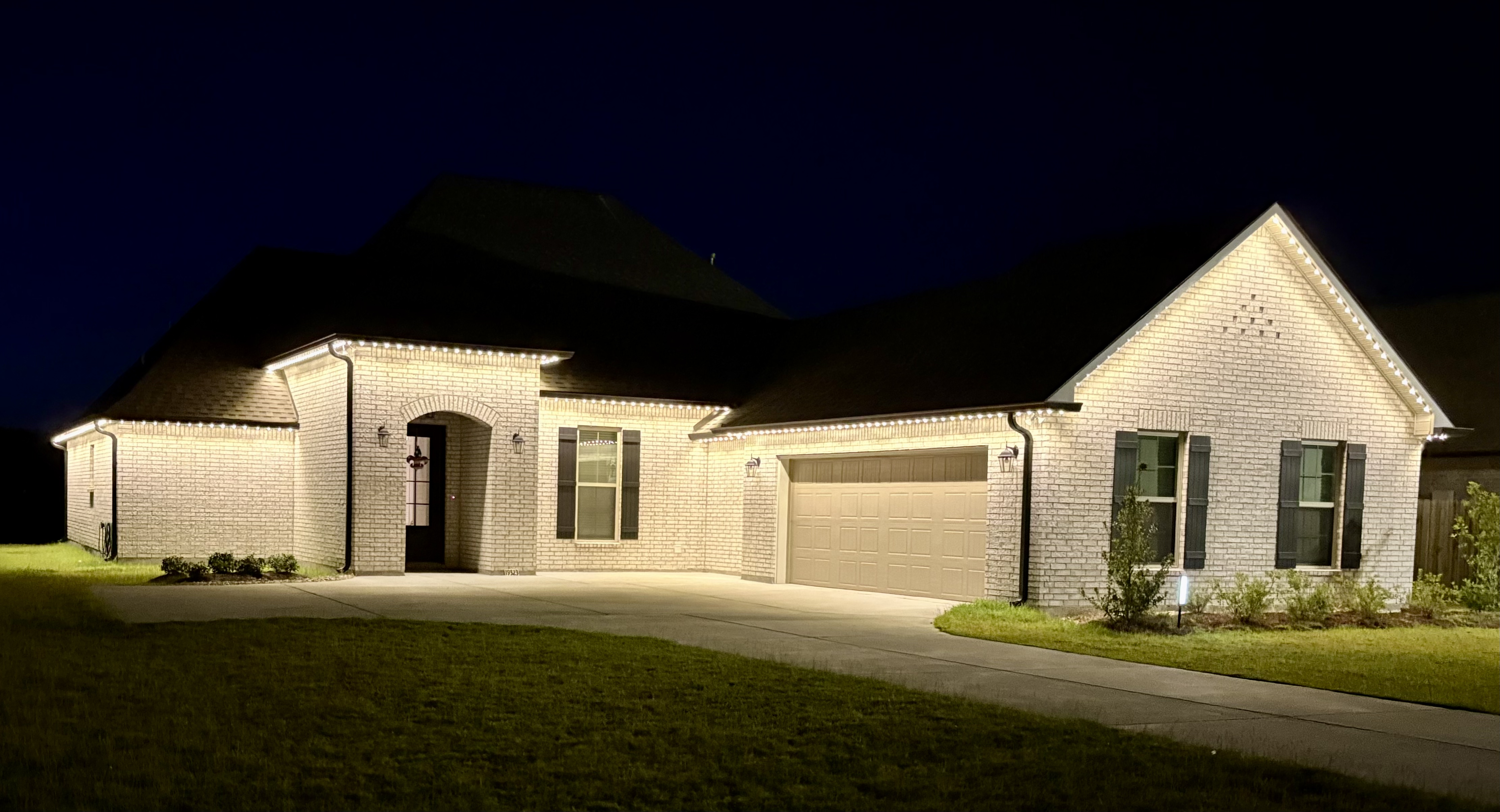 Recent LED lighting installation