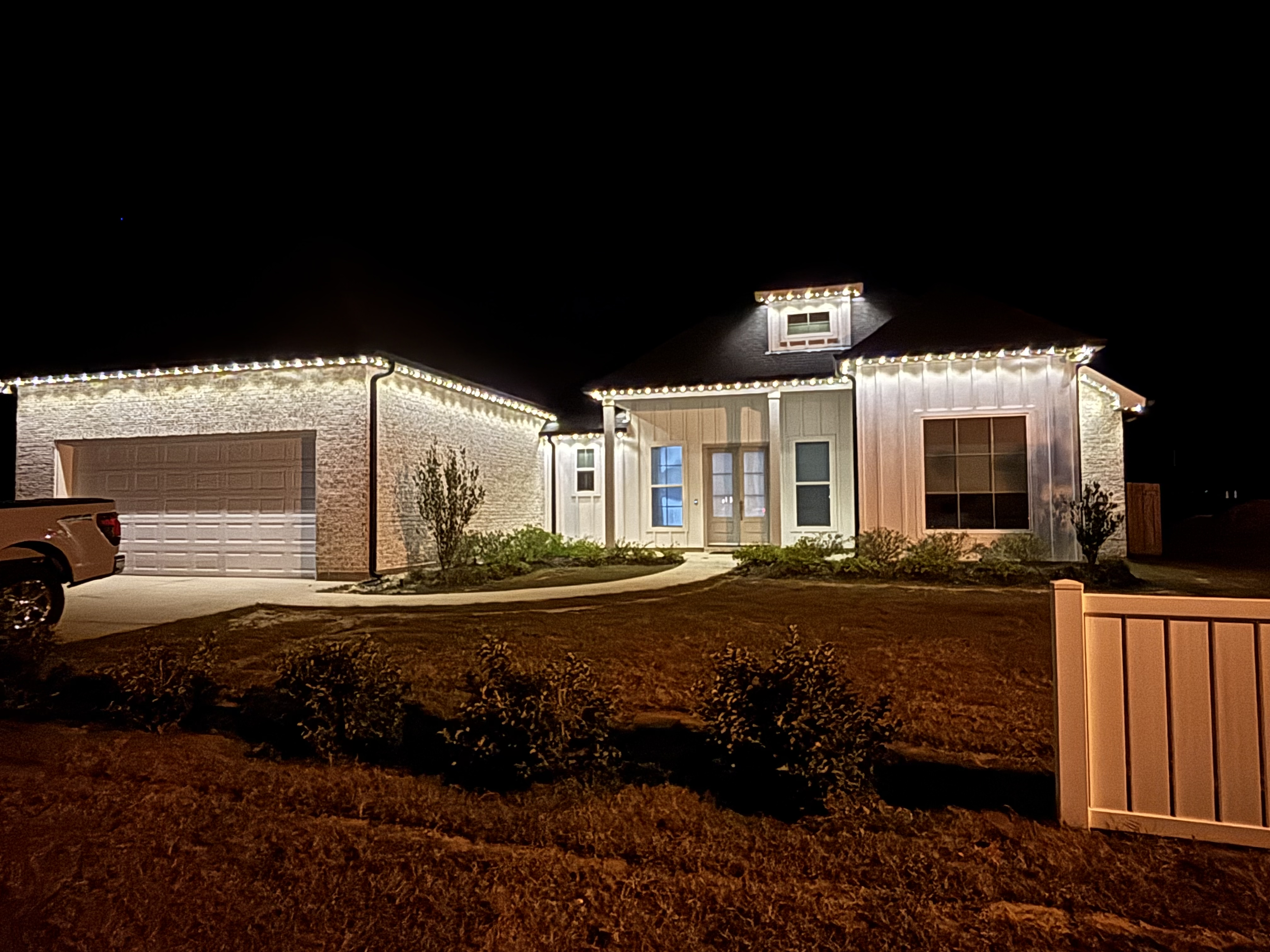 Recent LED lighting installation