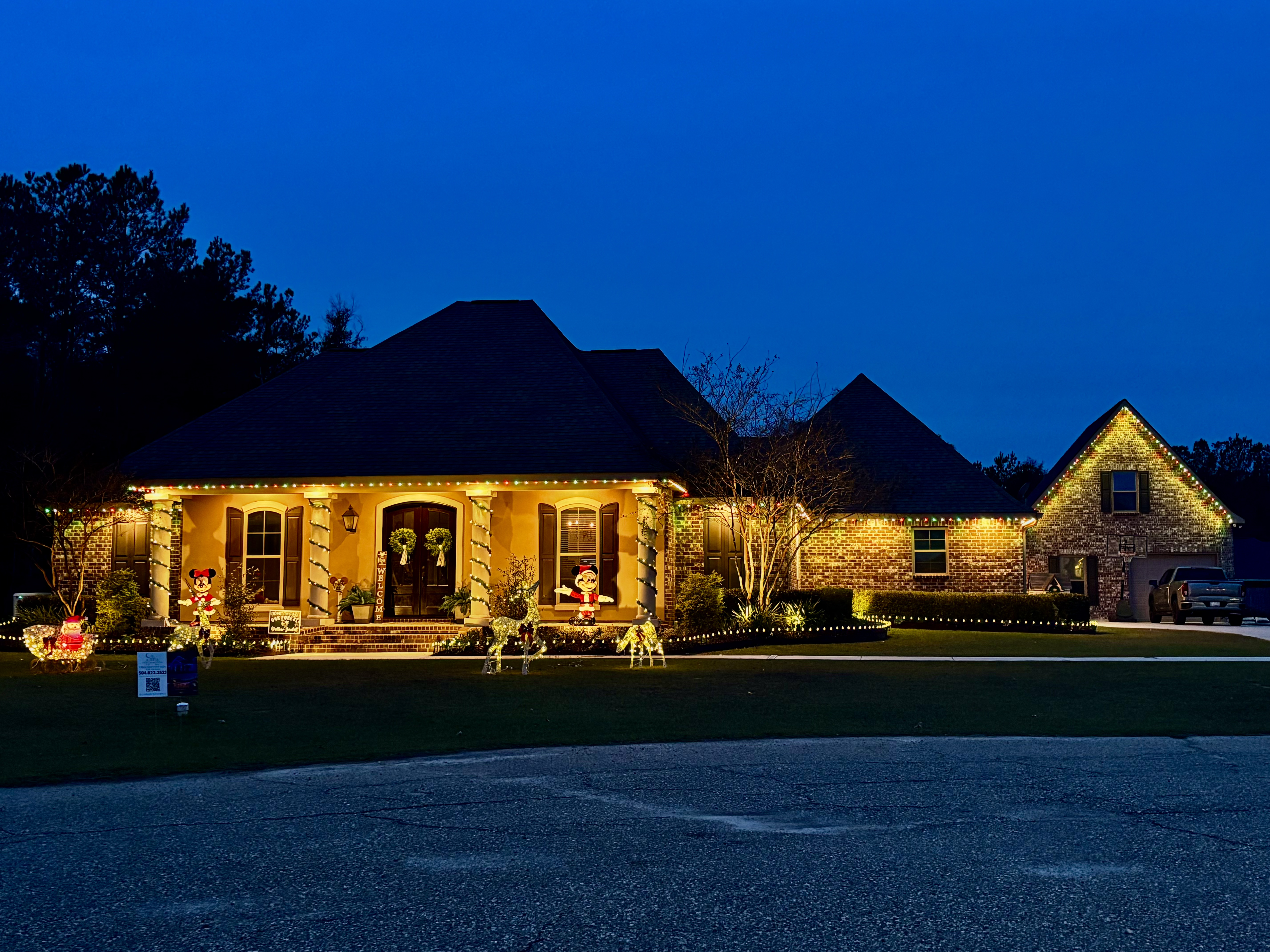 Recent LED lighting installation